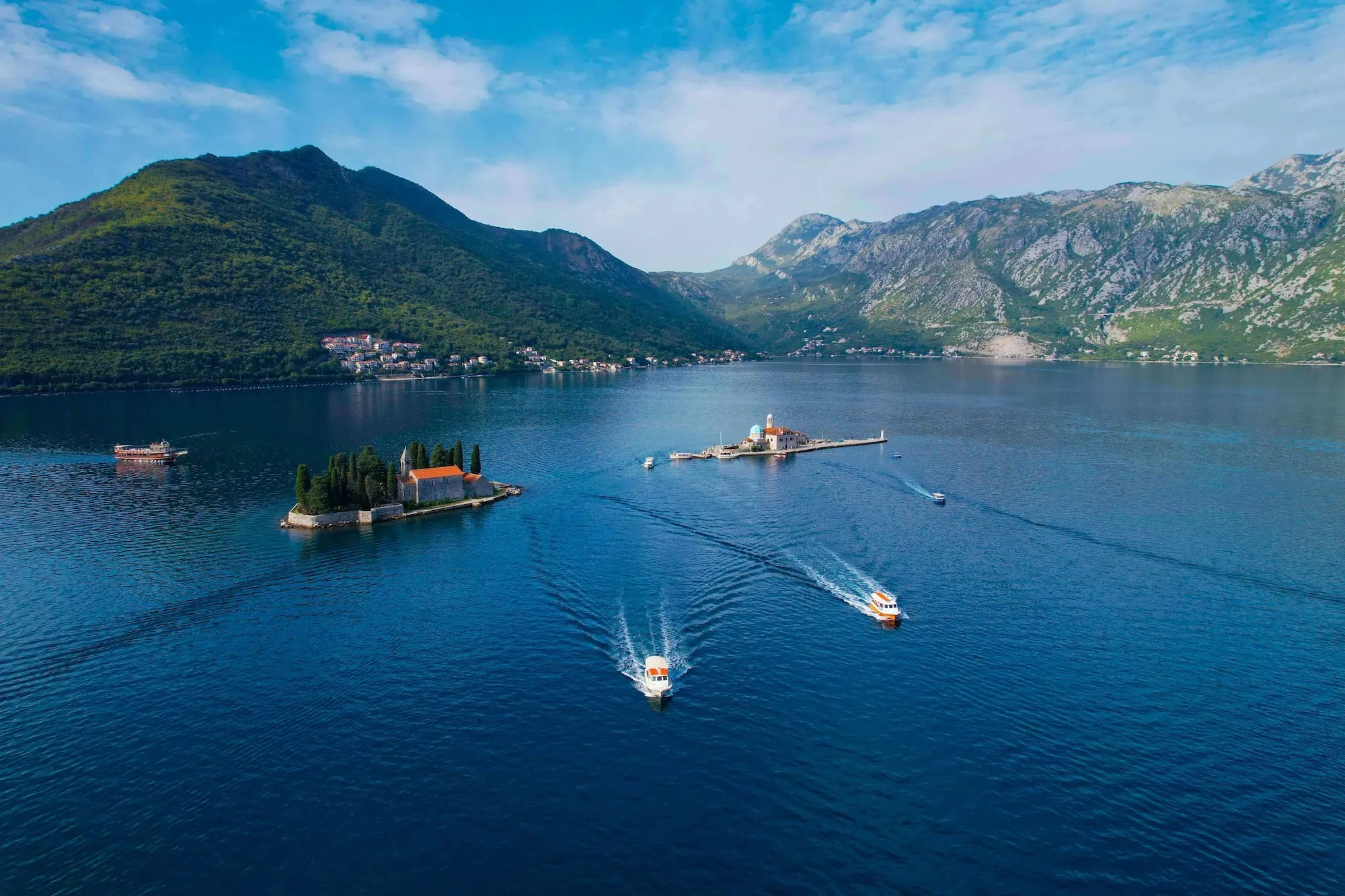 Our Lady of the Rocks and Saint George islands, Boka Bay Montenegro